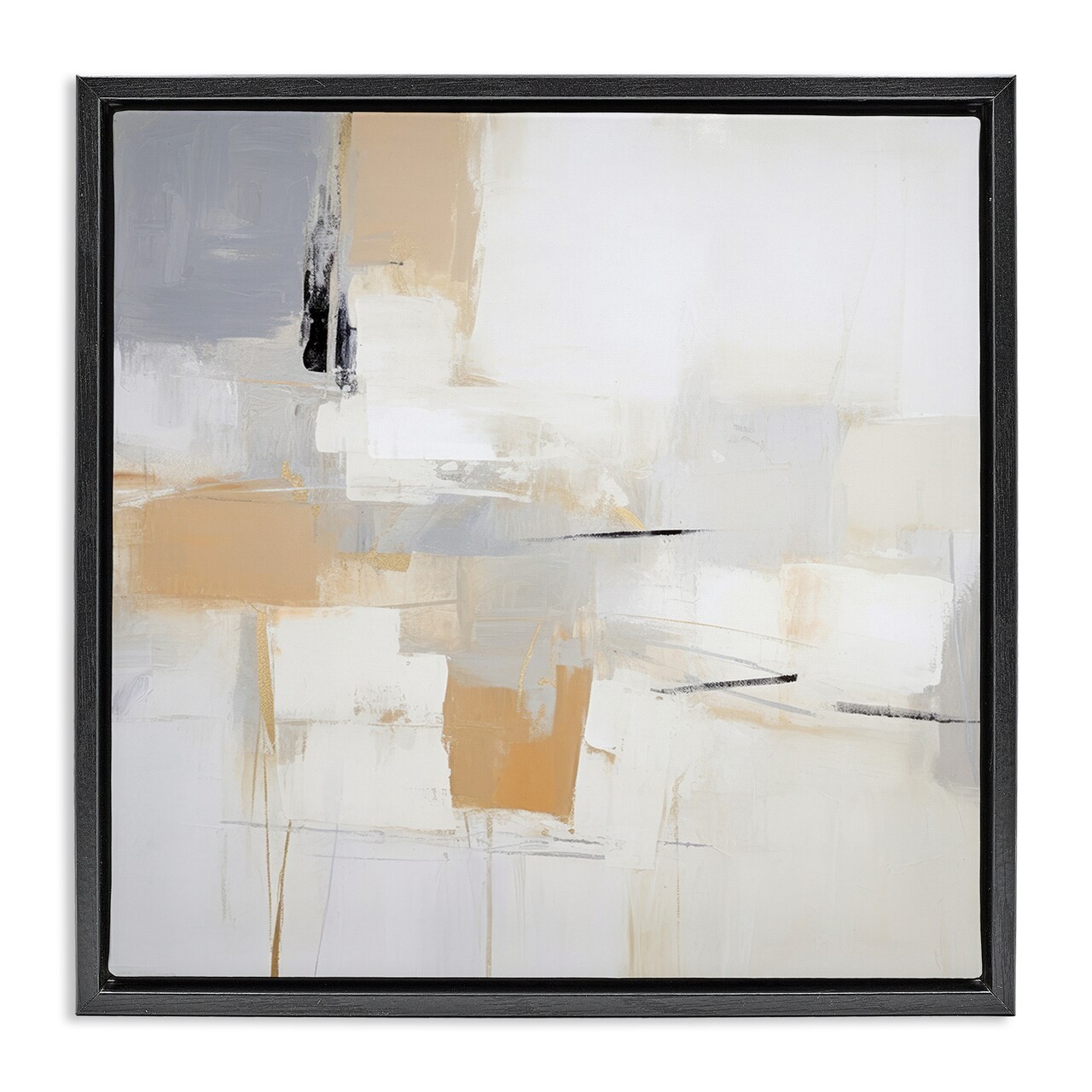 Stupell Industries Yellow Abstract Visionaries Floating Frame, design by Irena Orlov